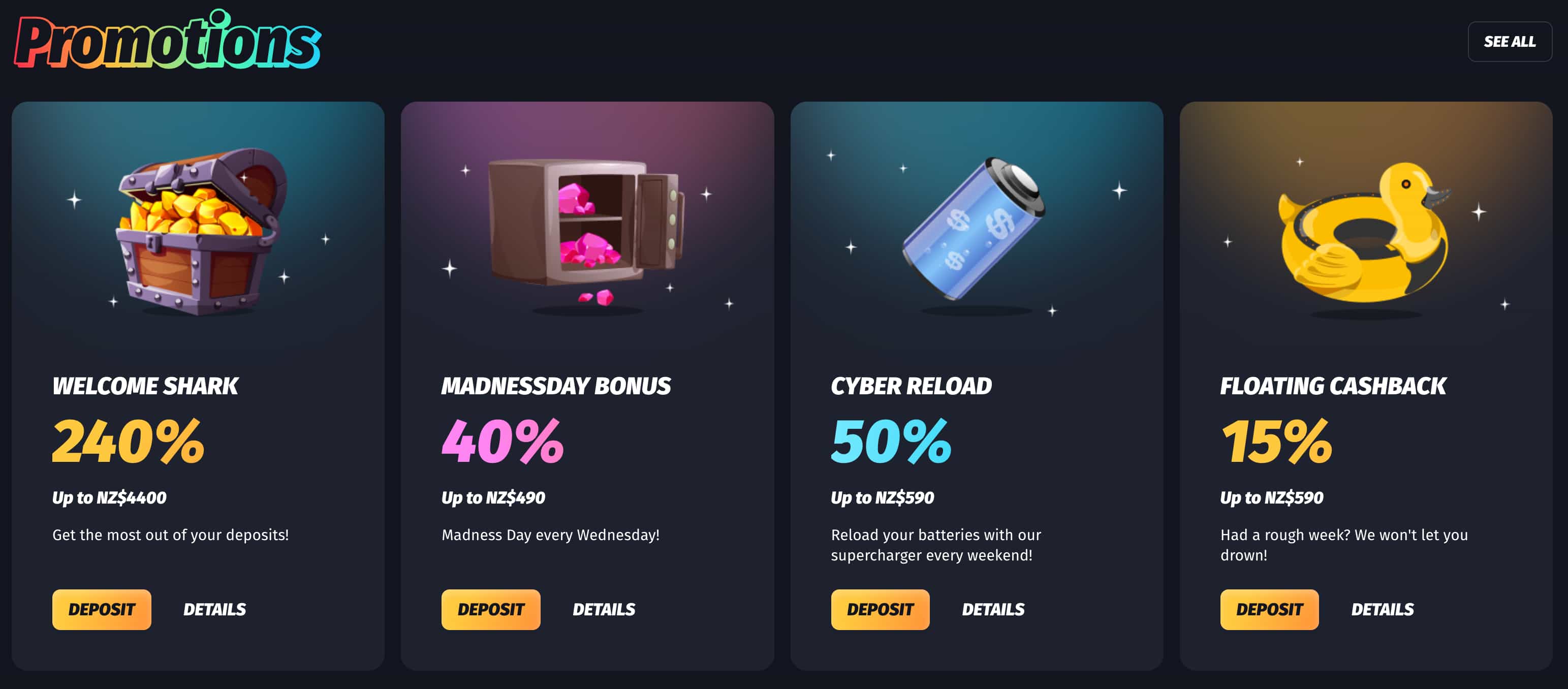 Winshark Casino Sign up